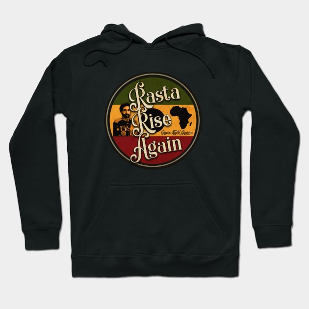 Jah Rasta Vintage LP Hoodie by CTShirts